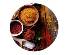 Wenko 53900100 Topfuntersetzer Gewürze, Glas, mehrfarbig, 20 x 20 x 1 cm