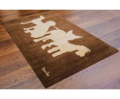 Doortex Schmutzfangmatte | Fußmatte | 60 x 100 cm | aus Nylonfasern auf Vinylrücken | Motiv: Hunde | für den Innenbereich