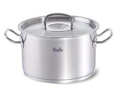 Fissler original-profi collection / Edelstahl-Topf, (Ø 24 cm, 6,3 L), hoher Kochtopf mit Deckel, Innen-Skalierung, rostfrei, alle Herdarten, Induktion