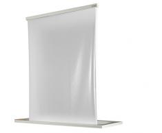 ECO-DuR 4024879000431 Kassetten Duschrollo 134 cm silber - Folie unbedruckt