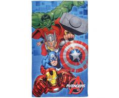 Avengers Choc Badetuch, Baumwolle, blau, 70 x 120 cm