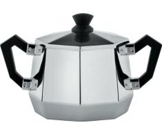 Alessi Ottagonale Zuckerdose aus Edelstahl 18/10