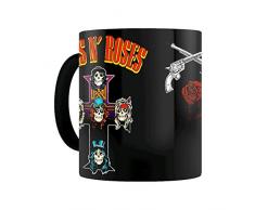 GB Eye Guns N Roses Kaffeebecher, Motiv Kreuz, wärmewechselnde Tasse, Keramik, 15 x 10 x 9 cm
