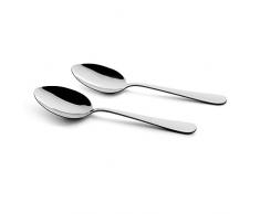 Windsor Carded 2SVGWSR/C Besteckset 2 Servierlöffel - 18/10 Edelstahl, Hochglanz poliert