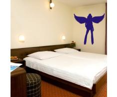 INDIGOS 4052166070478 Wandtattoo w432 Sexy Fee / Engel Wandaufkleber 80 x 80 cm, blau