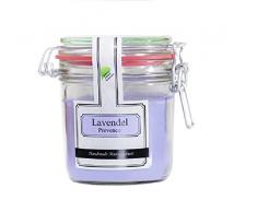 Parfüme Boutique Duftglas-L-Lavendel Provence Duftkerze im Vintage Glas, lila, 13 x 13 x 12 cm