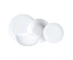 Luminarc Geschirrset 19 PIEZAS weiß