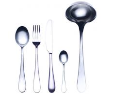 MEPRA Hohlgriff Natura Ice, Besteck, 30 Stück, Silber