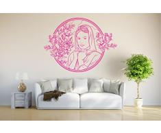 INDIGOS Wandtattoo, Vinyl, pink, 40 x 29 x 1 cm