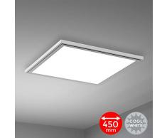 Briloner Leuchten - LED Panel, LED Deckenlampe, 24 Watt, 2.400 Lumen, 4.000 Kelvin, Weiß, 45x45cm