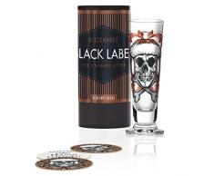 RITZENHOFF 1060247 Black Label Schnapsglas, Glas, 52 milliliters