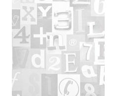 Fensterfolie statisch Vitrostatic Hypnotic 3D Sichtschutz Folie, PVC, ohne Phthalate, transparent, 45cm x 1,5m, 200µm (Stärke: 0,2mm), Venilia 54780