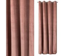 Eurofirany Vorhang, Dunkelrosa, 140x250 cm