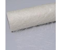 Deko AS GmbH Sizoweb Tischband sahneweiß 60 cm Rolle 25 Meter 64 001-R