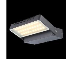 LED 6 Watt Wandleuchte Lampe Terrasse Au?enbeleuchtung IP44 Aluminium Globo 34125