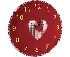 TFA Dostmann Wanduhr, Rot