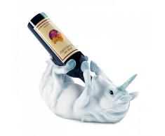 Dragon Crest 10018130 Weinflaschenhalter, Einhorn, Mehrfarbig