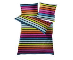 Kleine Wolke 6109148952 Bettwäsche Rimini, 135 x 200 cm, Farbe Multicolor