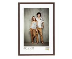 Deknudt Frames S44CH4-40.0X50.0 Bilderrahmen, Holz/MDF, Schlichter Stil, schmal, 53,5 x 43,5 x 1,47 cm, Dunkelbraun
