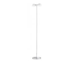 Wofi Standleuchte Valley 2-flammig, chrom, Breite ca. 32 cm, Höhe ca. 155 cm 3536.02.01.0000