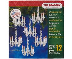 Beadery Kunststoff Holiday Perlen Ornament Kit Weihnachten Kronleuchter Macht 12