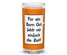 sheepworld 44198 Trinkglas Burn Out, Glas, bunt, 16 x 7 x 7 cm