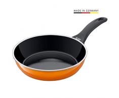 Silit Passion Orange Bratpfanne, 24 cm, Silargan Funktionskeramik, induktionsgeeignet, orange