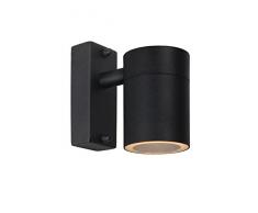 Lucide ARNE-LED - Wandstrahler AuÃen - Ã 6,3 cm - LED - GU10 - 1x5W 2700K - IP44 - Schwarz