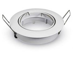 V-TAC SKU.3587 Strahler, schwenkbar, GU10, Weiß, VT-779, Kunststoff und andere Materialien, Tiefe: 30 mm