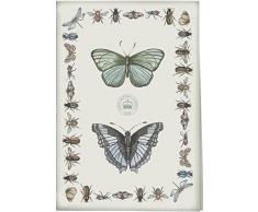 Creative Tops Geschirrhandtuch aus Baumwolle mit dem Motiv âköniglicher, botanischer Garten mit Lavendelâ Vintage, Käfer blau