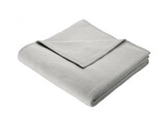 biederlack Orion Cotton Wohndecke, Mischgewebe Baumwolle, Silber, auf Französisch, 220 x 180 cm