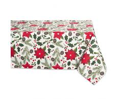DII Woodland Christmas Collection Tischdecke, Baumwolle, Weihnachtsstern, 60x84