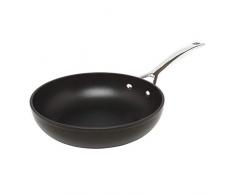 Le Creuset Aluminium-Antihaft Pfanne, hoch, Ø 24 cm, PFOA-frei, Für alle Herdarten inkl. Induktion geeignet, Anthrazit/Silber