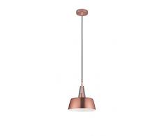 Trio Leuchten Vintage Cantus Pendelleuchte, Metall, E14, Kupfer matt