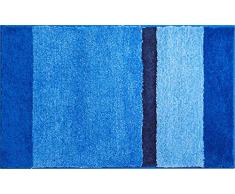 Grund Badteppich, 100% Polyacryl, superweich, Anthrazit, blau, 70x120 cm