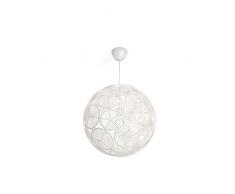 Philips myLiving Pendelleuchte Ring Dekolampe, 60 W, E27, weiß, Kunststoff