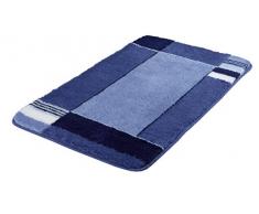 Kleine Wolke 7258769657 Badteppich Padova, 80 x 140 cm, marineblau