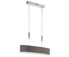 EGLO ROMAO 2 Hängeleuchte, Stahl, 16 W, nickel-matt, chrom