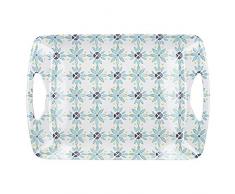 Creative Tops C000322 Tablett aus Kunststoff, groß, Motiv Fliesen, mehrfarbig