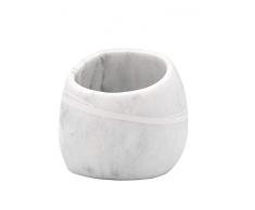 Ridder Little Rock Becher, Polyresin, weiß, ca. 7,8 x 6,7 x 7,8 cm