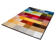 Kleine Wolke Cubetto Badteppich, Polyacryl, Mehrfarbig, 75 x 120 cm