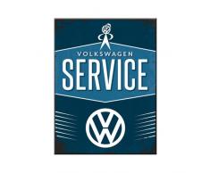 Nostalgic-Art 14329 Volkswagen - VW Service, Magnet 8x6 cm