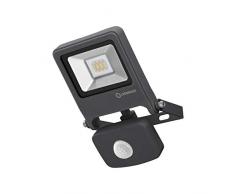 LEDVANCE LED Fluter, Leuchte für Außenanwendungen, integrierter Bewegungssensor, Warmweiß, 125,0 mm x 101,0 mm x 29,0 mm, ENDURA FLOOD