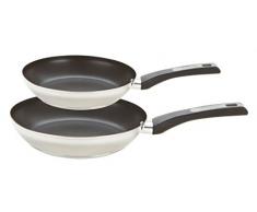 Prestige Durasteel Edelstahl Bratpfanne, Silber, Edelstahl, Silber, Twinpack