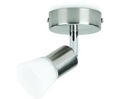 Philips Essentials LED Spot Decagon, 4.3 W, Leuchtmittel integriert, 1- flammig, matt chrom, 50250170