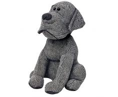 Riva Home Herringbone Hund Türstopper (Einheitsgröße) (Grau)