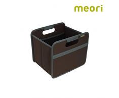 meori Faltbox Classic Small Kakao Braun 32x26,5x27,5cm stabil abwischbar Polyester Drinnen Draußen Boot Wohnmobil Kofferraumbox Wohnwagen Transport Einkaufskorb