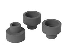 Blomus Kerzenhalter, Gunmetal, H 4,5 cm, ø 5,5 cm