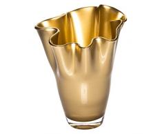 SIGNATURE HOME COLLECTION Vase, Glas, Gold