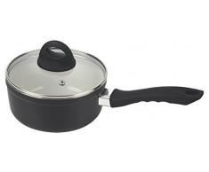 Mayestic Stieltopf, Aluminium/Keramik, Schwarz, 16 cm